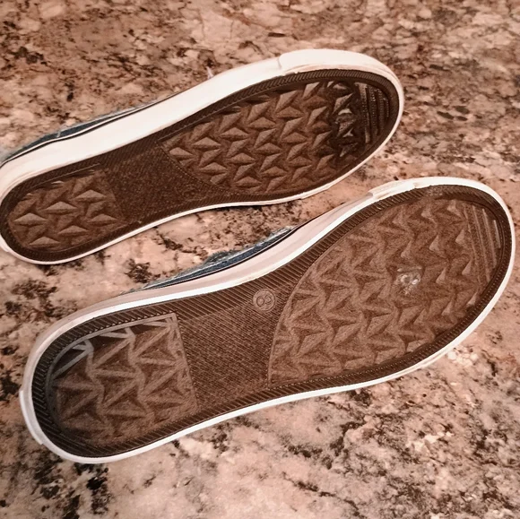True Religion Laceless Cancas Slip-On Sneakers Blue 8us - Picture 11 of 12